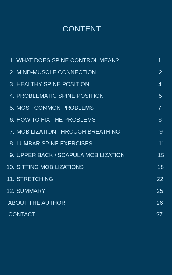 Spine Control – Your 30-Day Guide to Better Back Health!